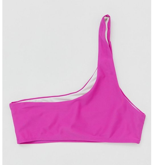 ⭐️ Shea One-Shoulder Boho Minimal Hipster Hippie Art Deco Farm Modern Bikini Top - Picture 5 of 5